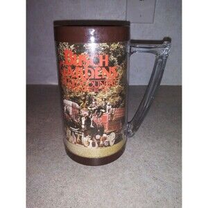 Busch Gardens The Old Country Vintage Anheuser Busch Clydesdale Plastic Stein Mu